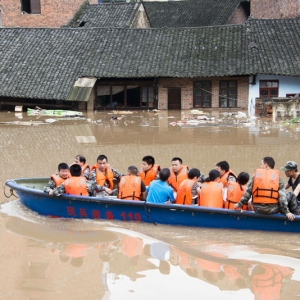 湖南新邵遭遇入汛以来最大洪水