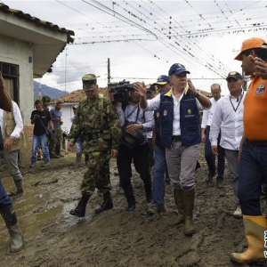 哥伦比亚泥石流造成11人死亡、18人失踪